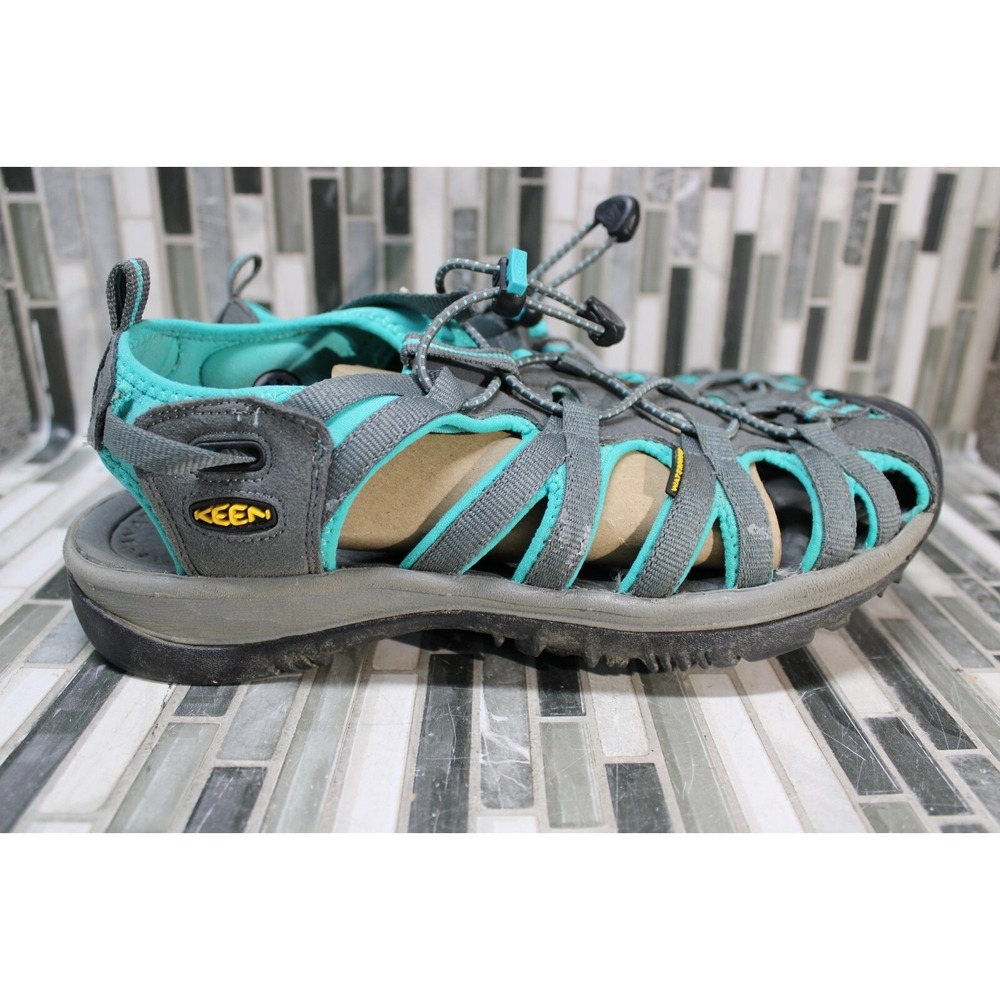 Keen Anatomic Footbed Sandals Gray Teal Size 10‎ Anti-Odor